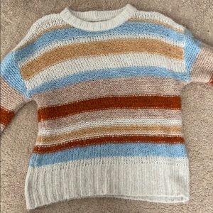 Striped Knit Sweater